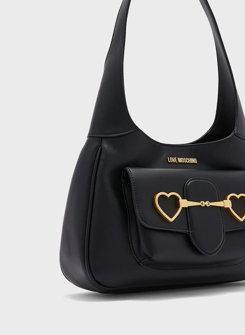 Love Moschino Heartbit Tote Bag