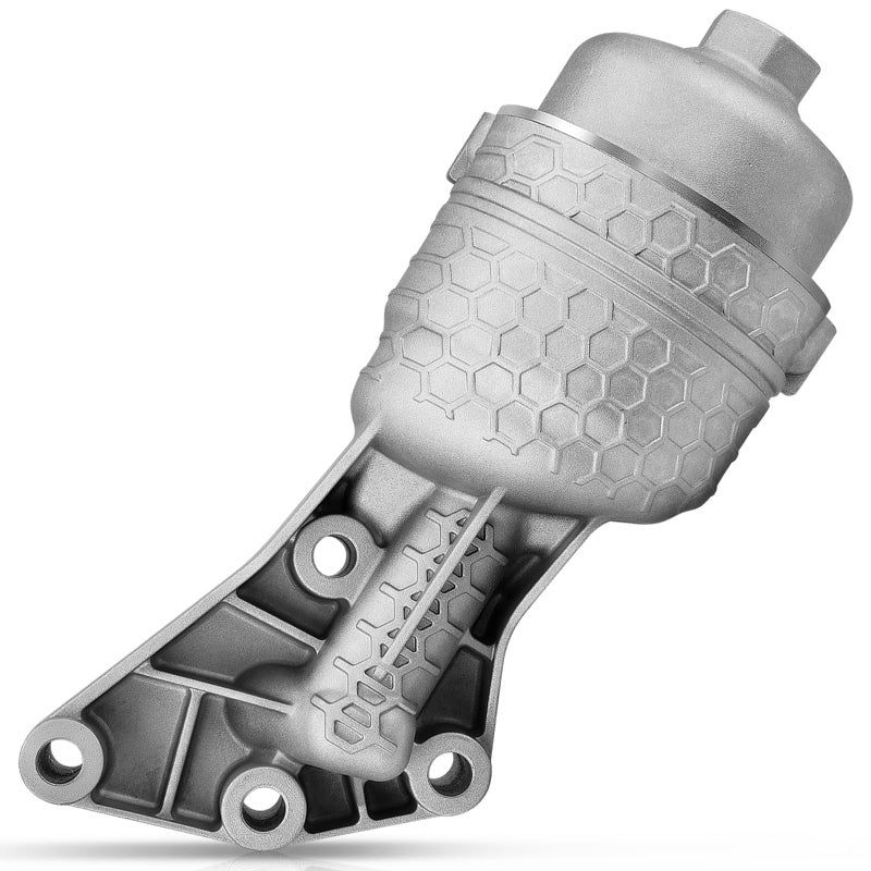YEHERIT 26300-3LAA0 Upgrade Full Aluminum Oil Filter Housing Compatible with Hyundai 14-16 Genesis 17-20 Genesis G80 20-23 Palisade Kia 17-20 Cadenza 19-20 Sorento 19-21 Sedona 20-24 Telluride OE# 263003LAA0 - Image 1