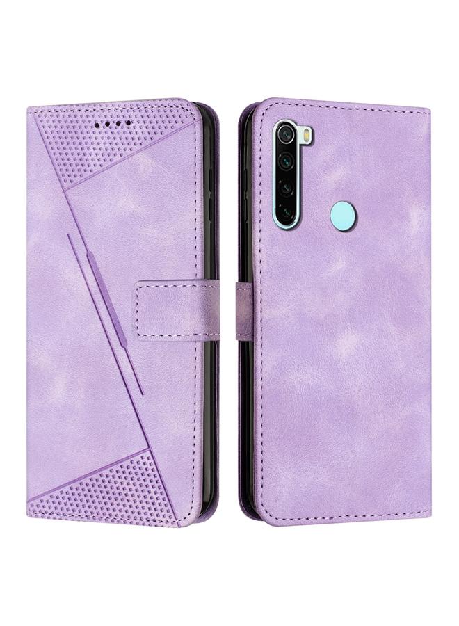 Case For Xiaomi Redmi Note 8 Dream Triangle Leather Phone Case with Lanyard