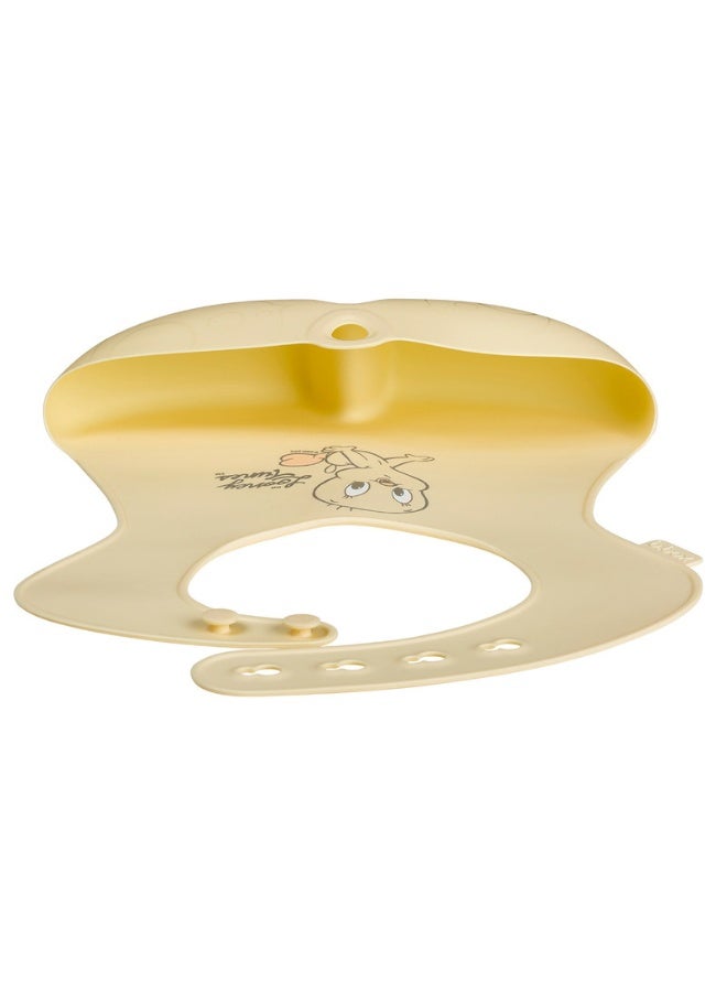 b.box مريلة سيليكون لوني تونز، قادرة على البقاء مفتوحة، تتدحرج للاستخدام السهل أثناء التنقل، سيليكون غير لاصق، قابلة للتعديل، تناسب مدبب، آمنة في غسالة الصحون، من 4 أشهر فما فوق - Image 3