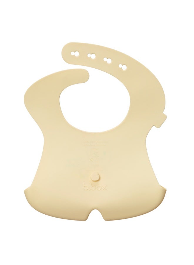 b.box مريلة سيليكون لوني تونز، قادرة على البقاء مفتوحة، تتدحرج للاستخدام السهل أثناء التنقل، سيليكون غير لاصق، قابلة للتعديل، تناسب مدبب، آمنة في غسالة الصحون، من 4 أشهر فما فوق - Image 2