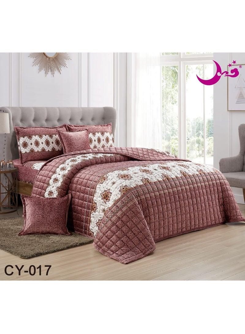 مفرش مضغوط مخمل مشجر شتوي مزدوج