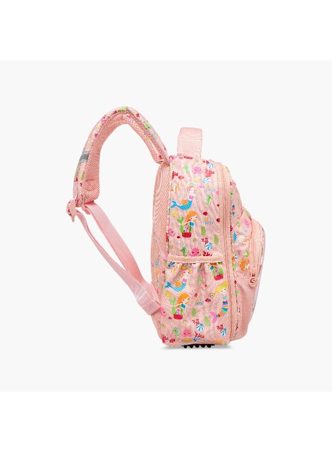 Skylar Pink Mermaid Backpack for Girls - Image 3