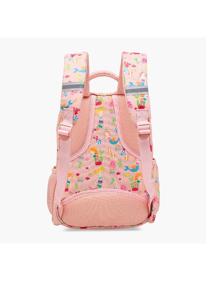 Skylar Pink Mermaid Backpack for Girls - Image 4