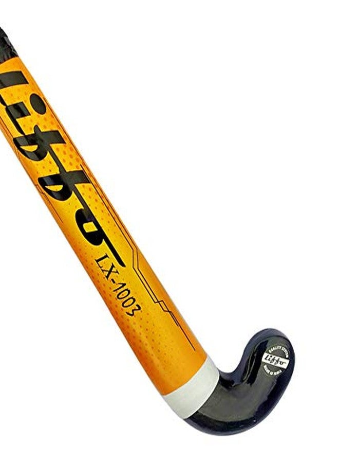 Liffo® Hockey Sticks for Men and Women Practice and Beginner Level with Ball (L-36 Inc) Yellow - Image 3