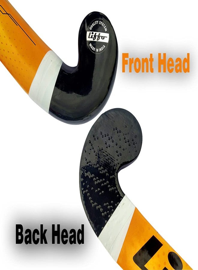 Liffo® Hockey Sticks for Men and Women Practice and Beginner Level with Ball (L-36 Inc) Yellow - Image 5