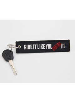 ZAP Ride It Like You Stole It  Key Tag With  Embroidery  - Image 3