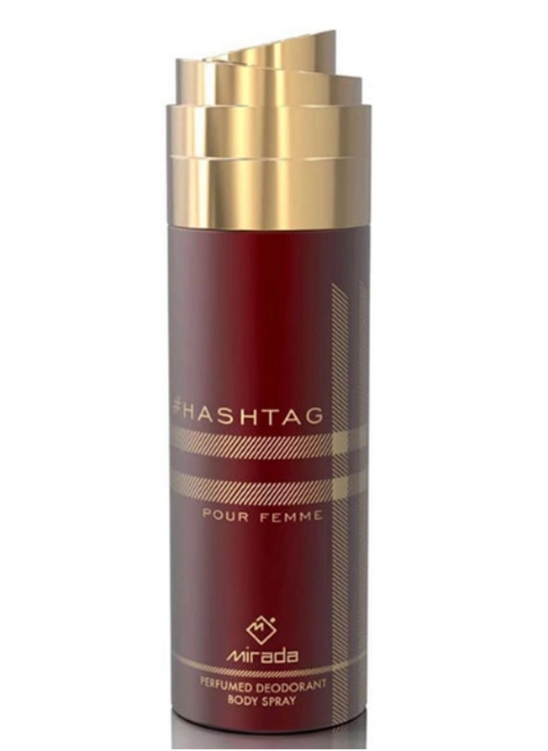 Mirada Mirada Hashtag Spray Women Burgundy 200Ml 