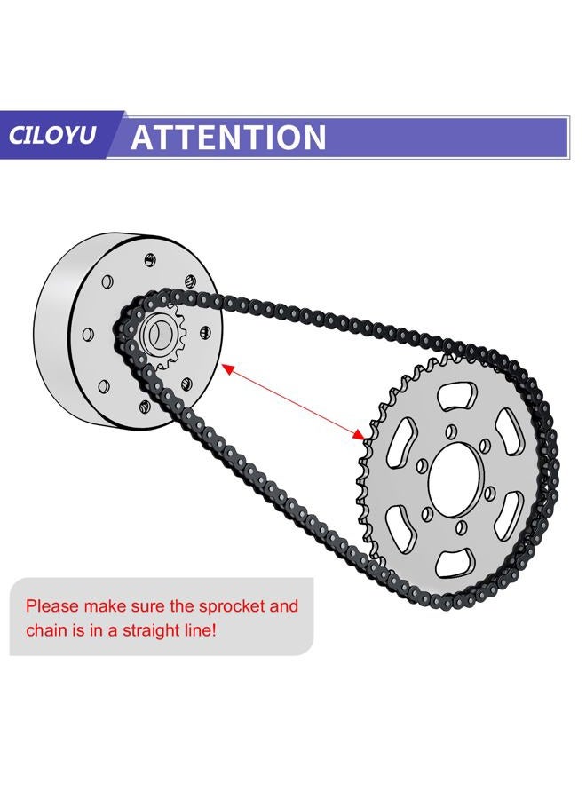 CILOYU #35 سلسلة 140 حلقة مشد سلسلة دراجة نارية صغيرة لكولمان CT100U CC100X باجا دودل باج DB30 بريداتور 212cc 79cc 97cc 100cc موتوفوكس MBX10 MBX11 ميغا موتو MM-B80 105cc أجزاء دراجة نارية كارت - Image 3