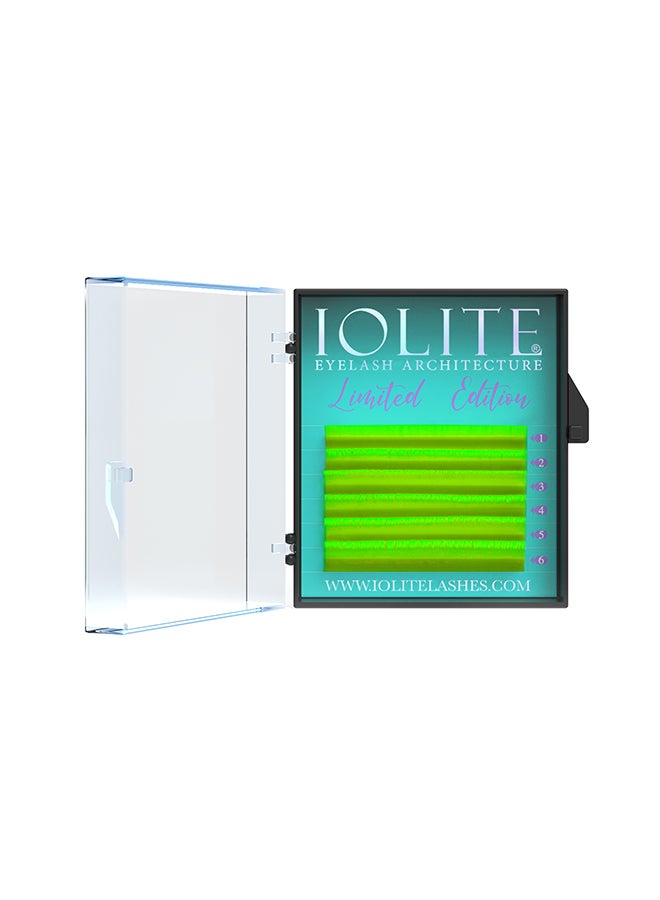 IOLITE Colored Classic Lashes Eyelashes Ombre Flurascent Yellow  C Curl 7T Mix1 ,
