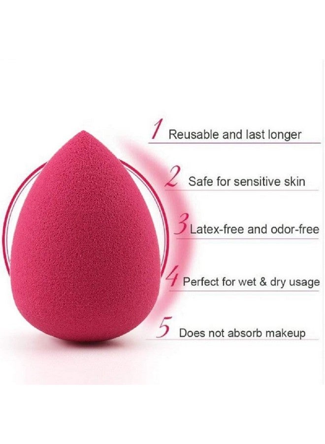 Mobhada Women'S Water Drop Face Powder Puff Beauty Tools (Random Color) - Image 2