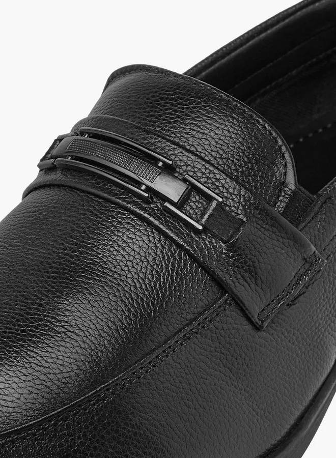 LBL by Shoexpress Metal Accent Slip-On Loafers
