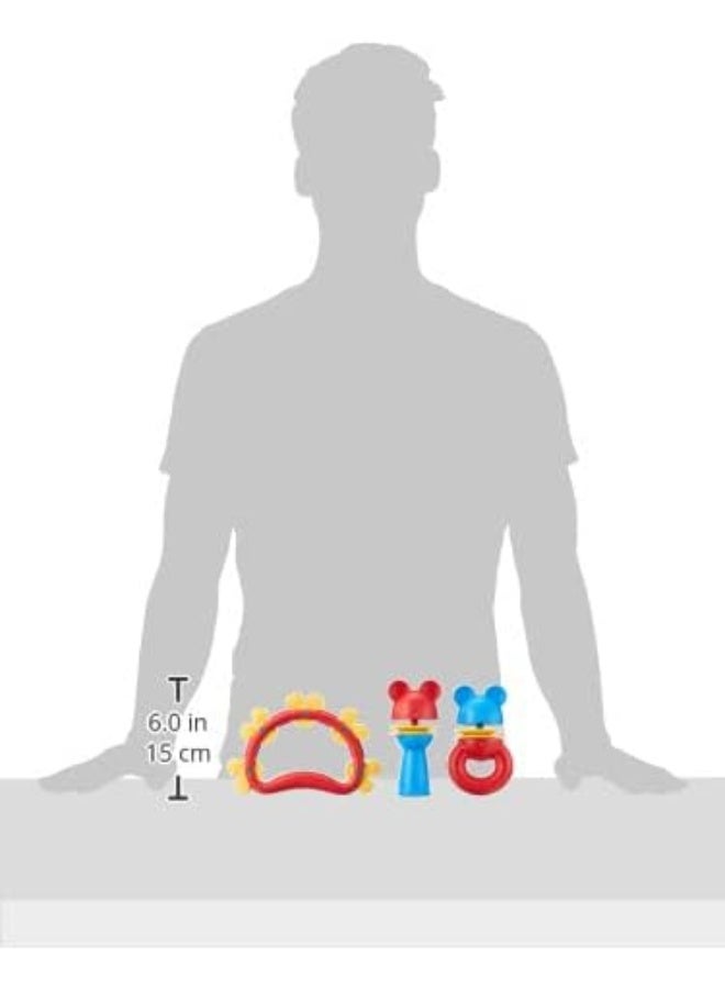 Green Toys لعبة جرين تويز الحصرية من ديزني بيبي - مجموعة ميكي ماوس للاهتزاز والقرع - Image 4