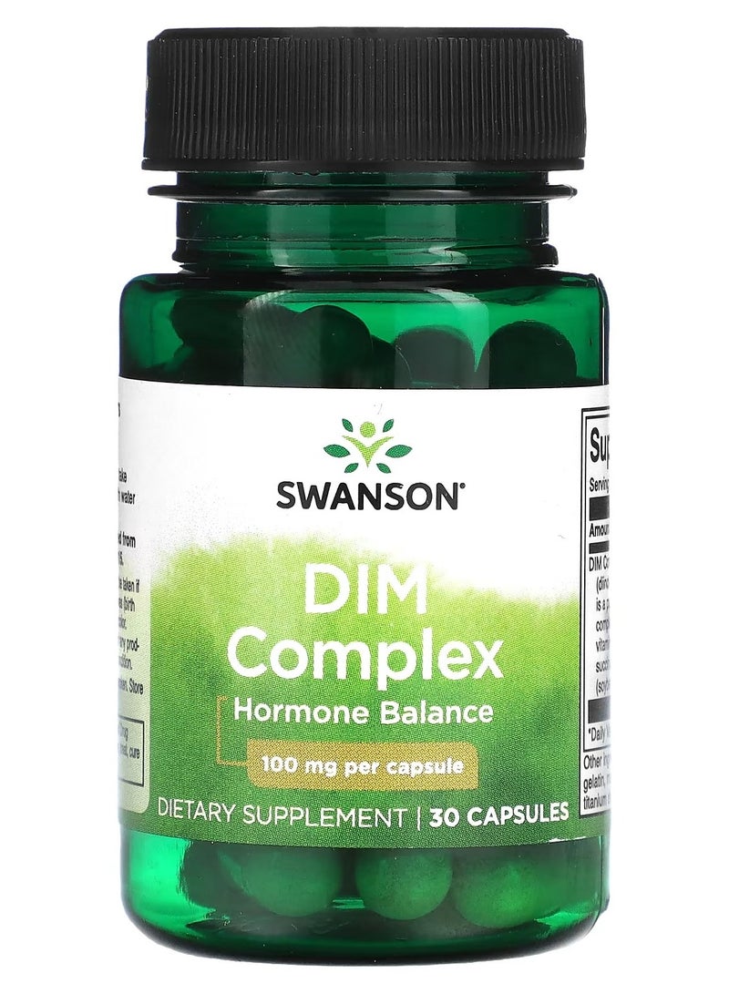 سوانسون، مركب DIM، 100 ملغ، 30 كبسولة