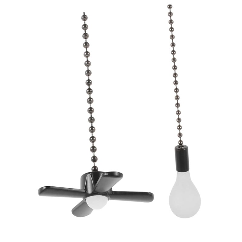 Stainless Steel Pull Chain For Ceiling Fan Glass Pendant Light Fixture Home Decor - Image 2