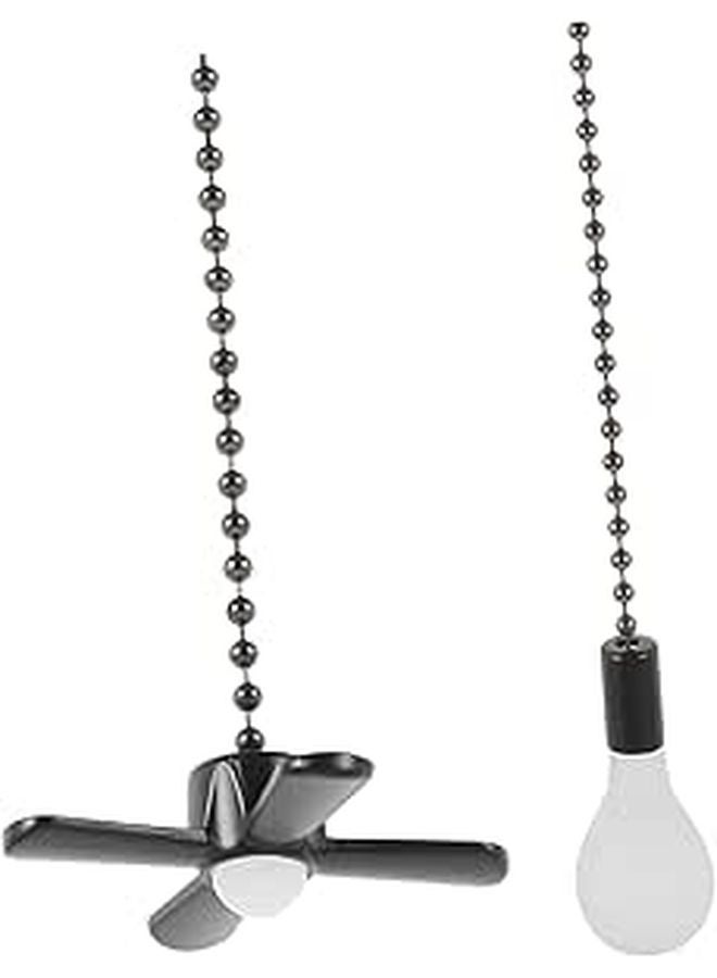 Stainless Steel Pull Chain For Ceiling Fan Glass Pendant Light Fixture Home Decor - Image 1