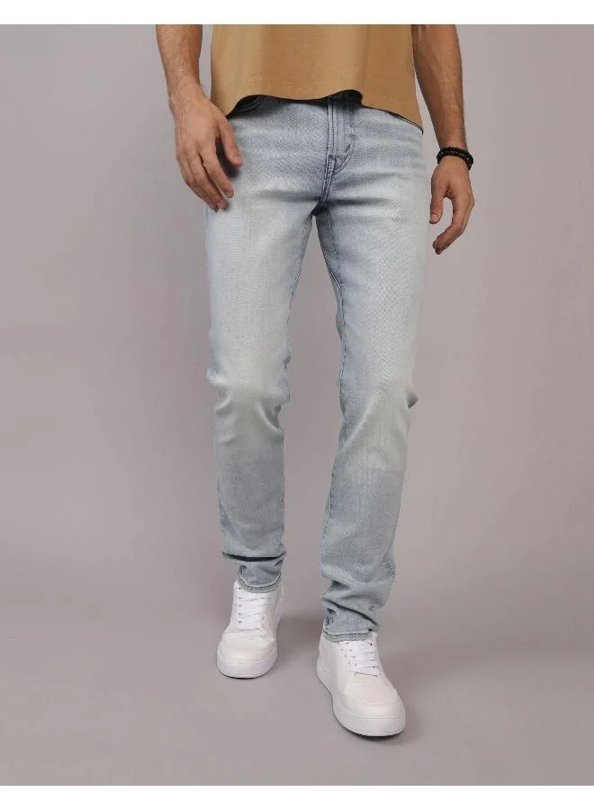 امريكان ايجل Airflex+ Mid Wash Skinny Fit Jeans