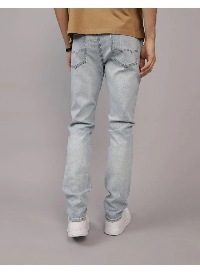 امريكان ايجل Airflex+ Mid Wash Skinny Fit Jeans