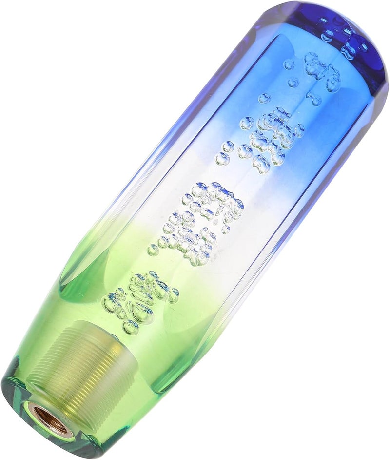 Universal Weighted Gear Shift Knob with Acrylic Crystal Bubble Design, 150cm Car Gear Lever Stick Compatible for Manual and Automatic Transmission Vehicles - Image 1