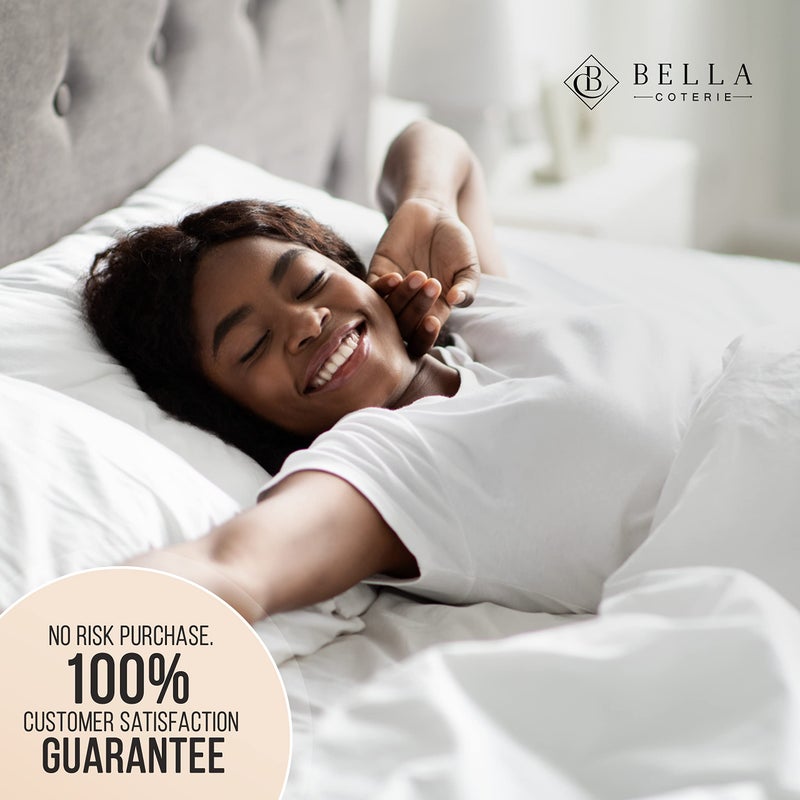 BC BELLA COTERIE Bella Coterie Luxury Silk Pillowcase for Hair and Skin | 30 Momme | 100% Pure 6A Mulberry Silk | Super Soft | Perfectly Plush [Standard  Dusty Rose]  - Image 5