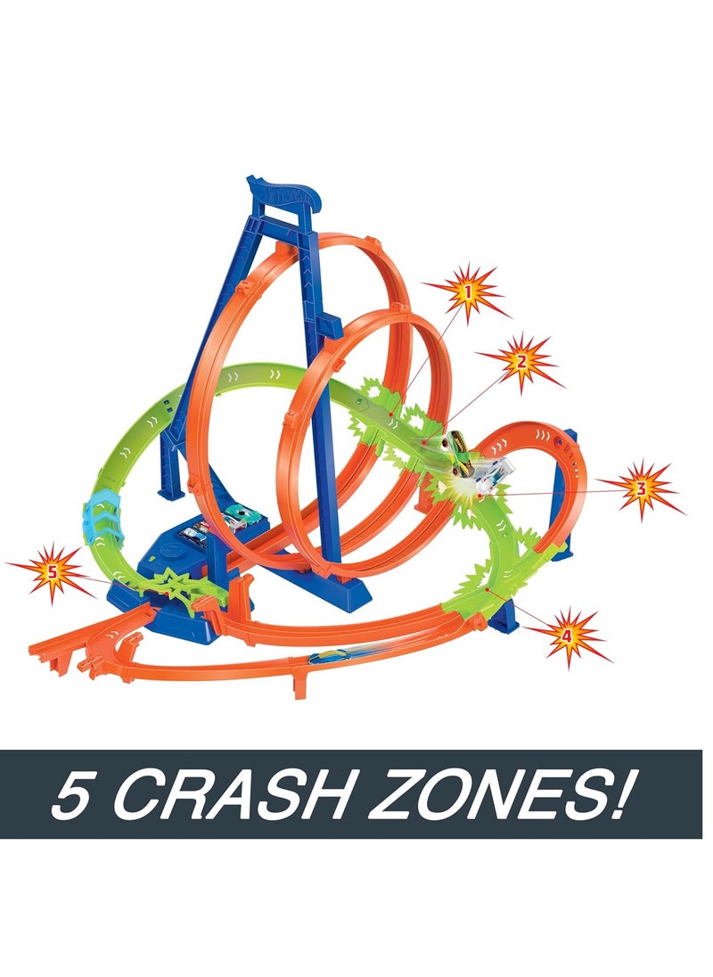 Track Set with 5 Crash Zones, Motorized Booster and 1 Hot Wheels Car - pzsku/Z3A8FDF895D4F2E921ACFZ/45/_/1730637939/fec7a637-1da2-4769-8635-d5f64b37fb6c