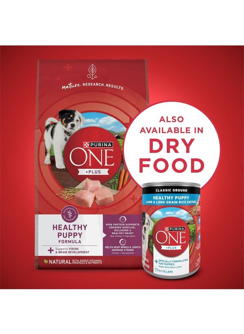 Purina ONE - One Plus Classic Ground Lamb & Long Grain Rice Entree Wet Puppy Food 368g - Image 1