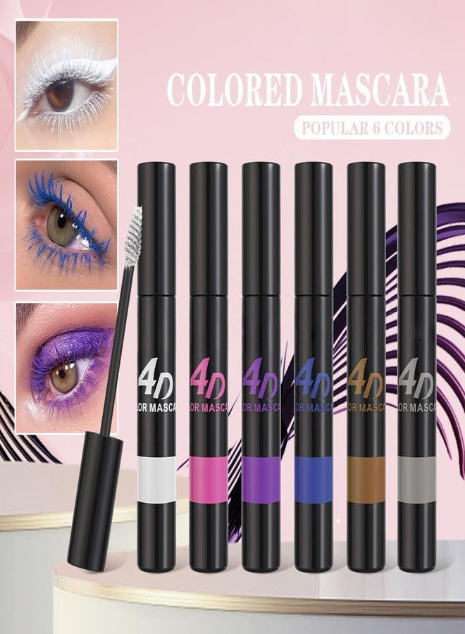 BEUKING 4D Colored Mascara, Long Lasting Highly Pigmented Charming Masacara, Buildable No Flaking Smudge-Proof No Clumping Eye Makeup for Making Lengthening Thick Eyelash (#03 Purple, 0.35 OZ) - Image 3