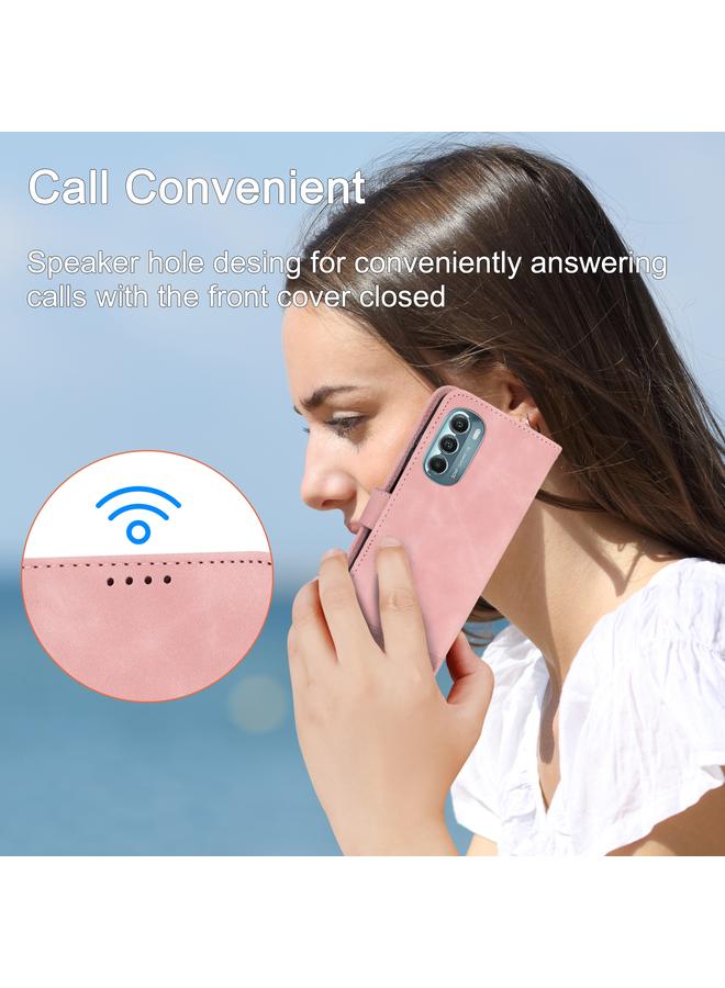 اس-توب جراب لهاتف Motorola Moto G Stylus 5G 2022 Dierfeng Dream Line TPU + جراب هاتف من جلد البولي يوريثان - Image 5