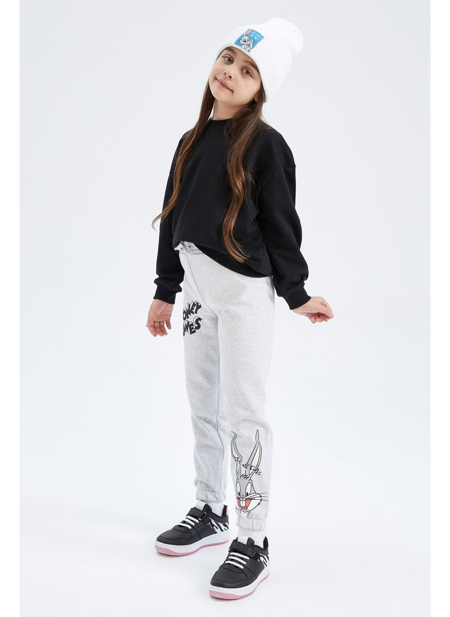 DeFacto Girl Jogger Standard Fit Looney Tunes Licensed Trousers  - Image 1