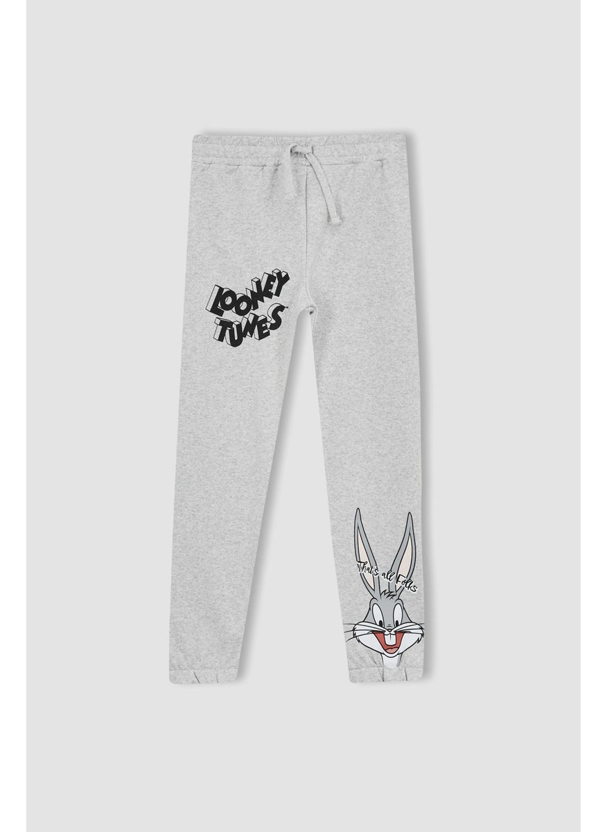 DeFacto Girl Jogger Standard Fit Looney Tunes Licensed Trousers  - Image 2