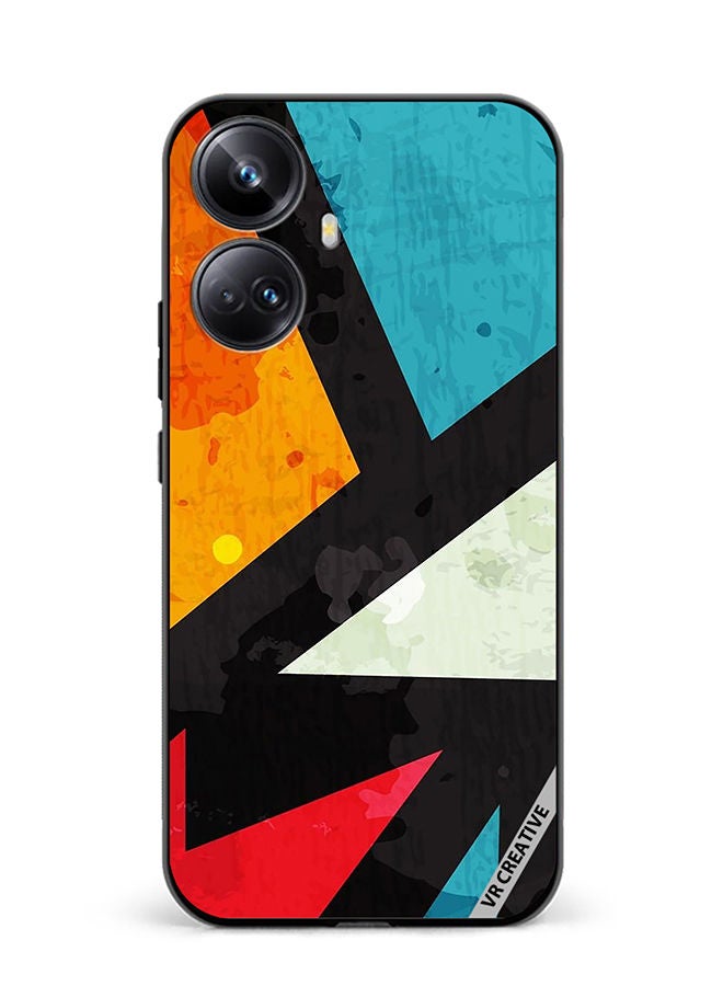VR CREATIVE Protective Case Cover For Realme 10 Pro Plus Abstract Design Multicolour - Image 1