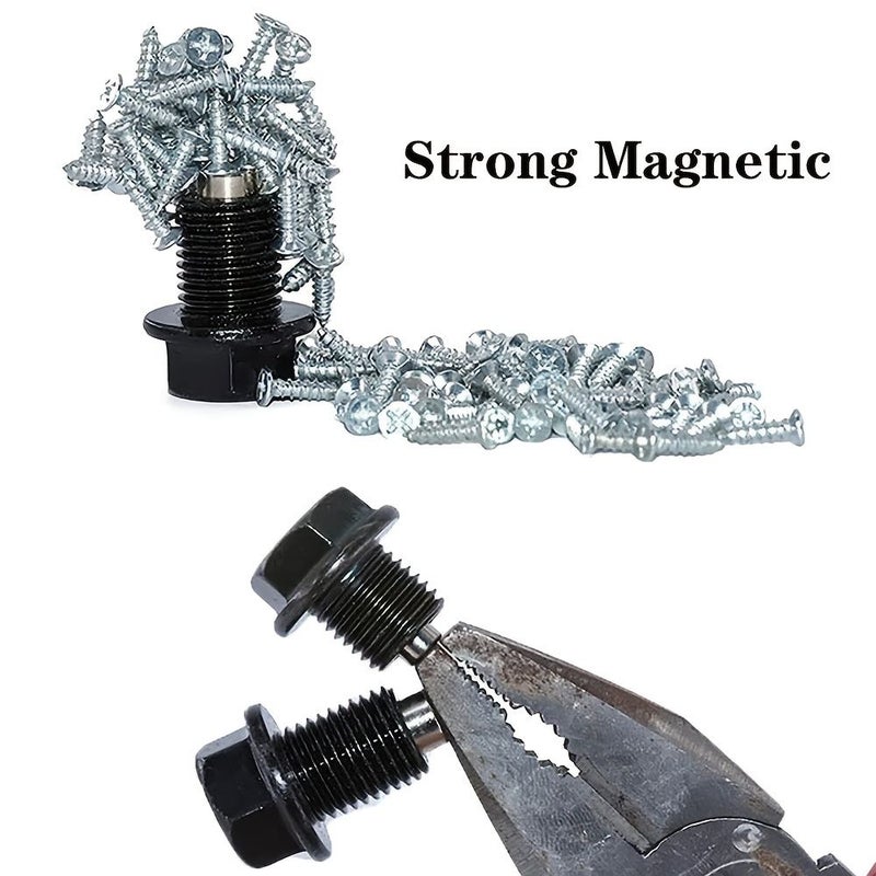M14x1.5 Yellow Magnetic Drain Plug Aluminum Alloy Oil Pan Nut - Image 4