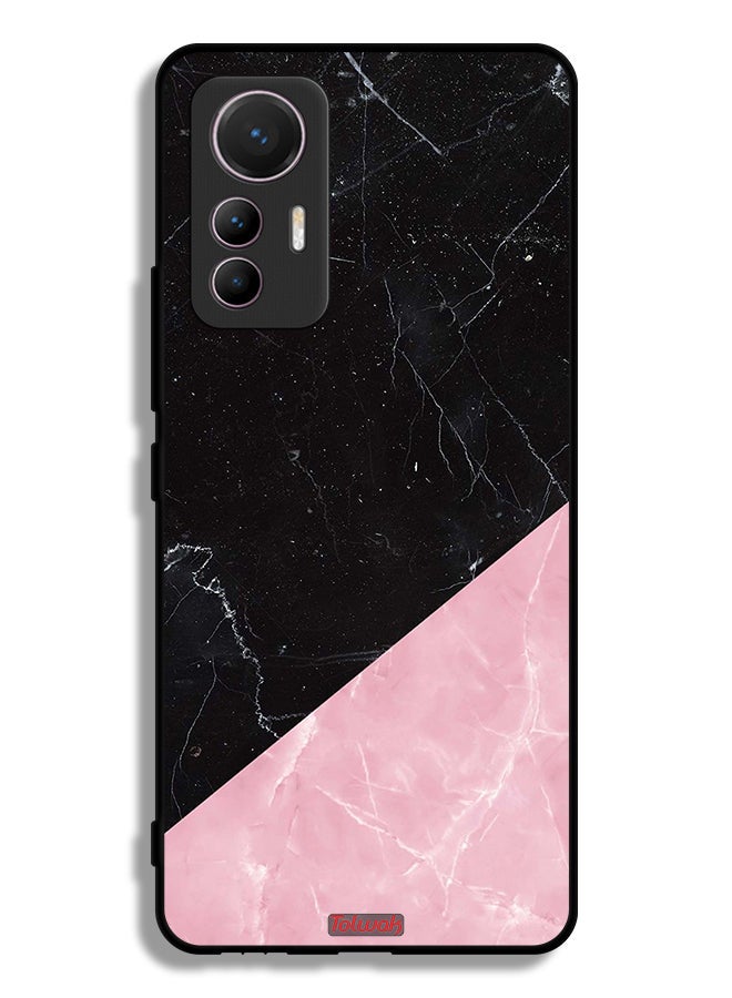 Tolwak Xiaomi 12 Lite Protective Case Cover Marble Pattern - Image 2