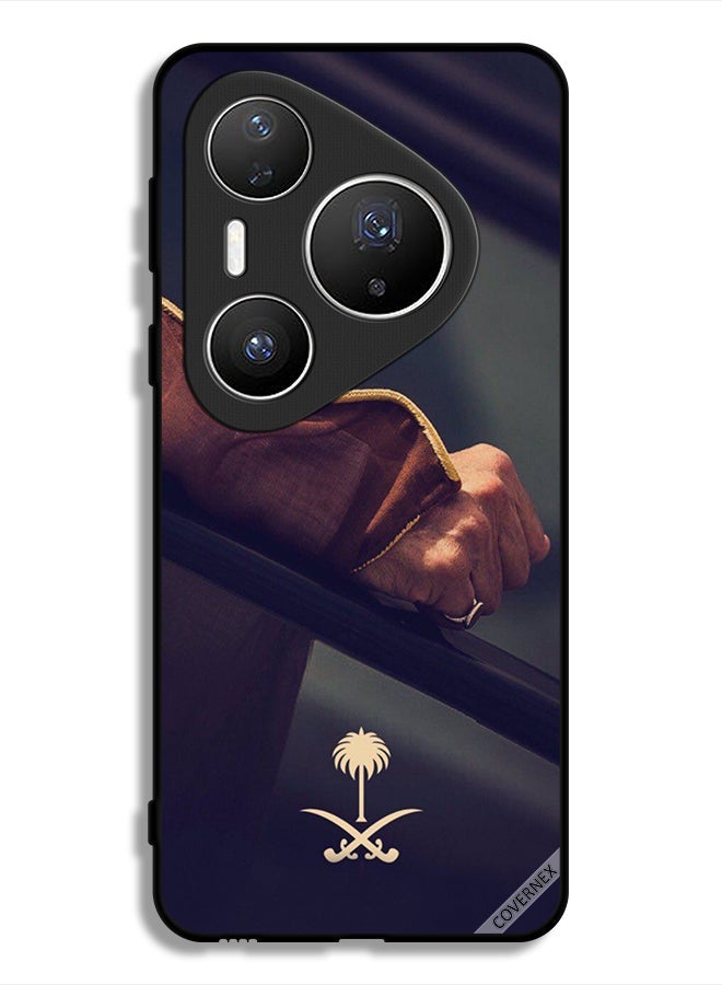 Covernex Huawei Pura 80 Pro Plus Protective Case Cover Hand & Saudi Arabia National Sign - Image 1