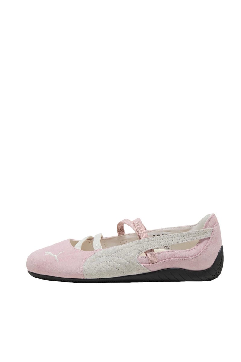 PUMA Speedcat Ballet Flats for Women | Pink White| Comfort Shoes - Image 1