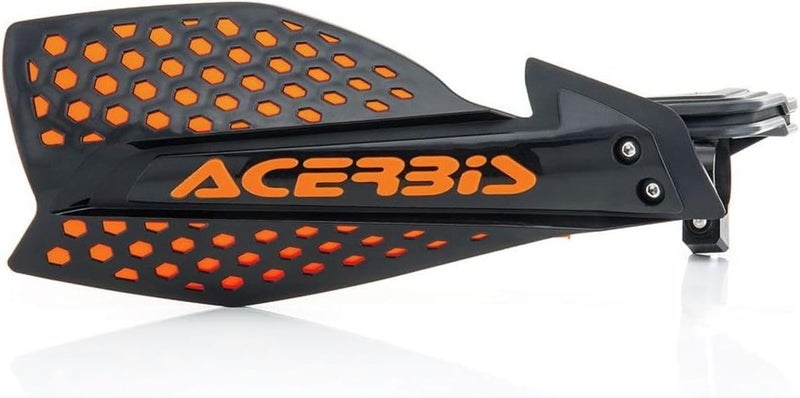 Acerbis X-Ultimate Handguards in Black and Orange - Image 1