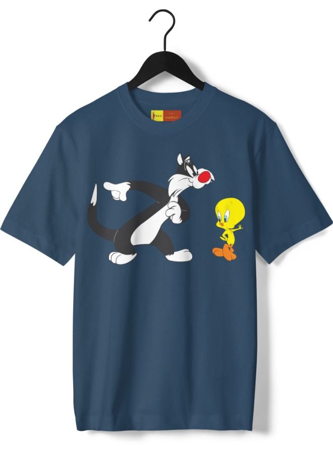 Loony Tuesdays T-Shirt Sylvester and Tweety Oversize Unisex