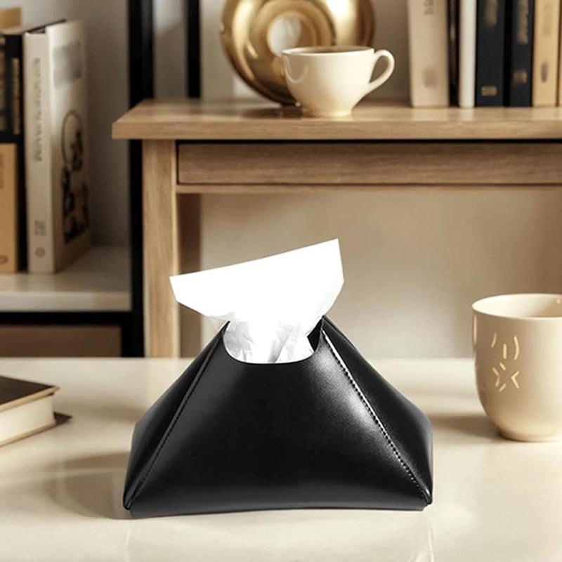 Artificial Leather Paper Towel Container Ideal for Home Offices Hotel and Restaurant Multipurpose Usage Leather Napkin Box - Image 4