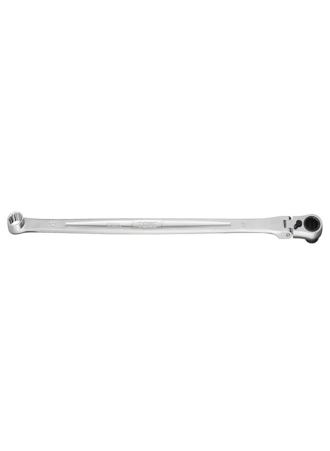 TONE Ratchet Ring Wrench Long Flex Head RMA-12L 12mm - Image 2