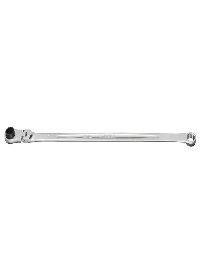 TONE Ratchet Ring Wrench Long Flex Head RMA-12L 12mm - Image 1