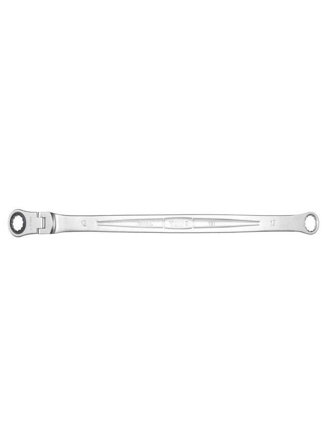 TONE Ratchet Ring Wrench Long Flex Head RMA-12L 12mm - Image 3
