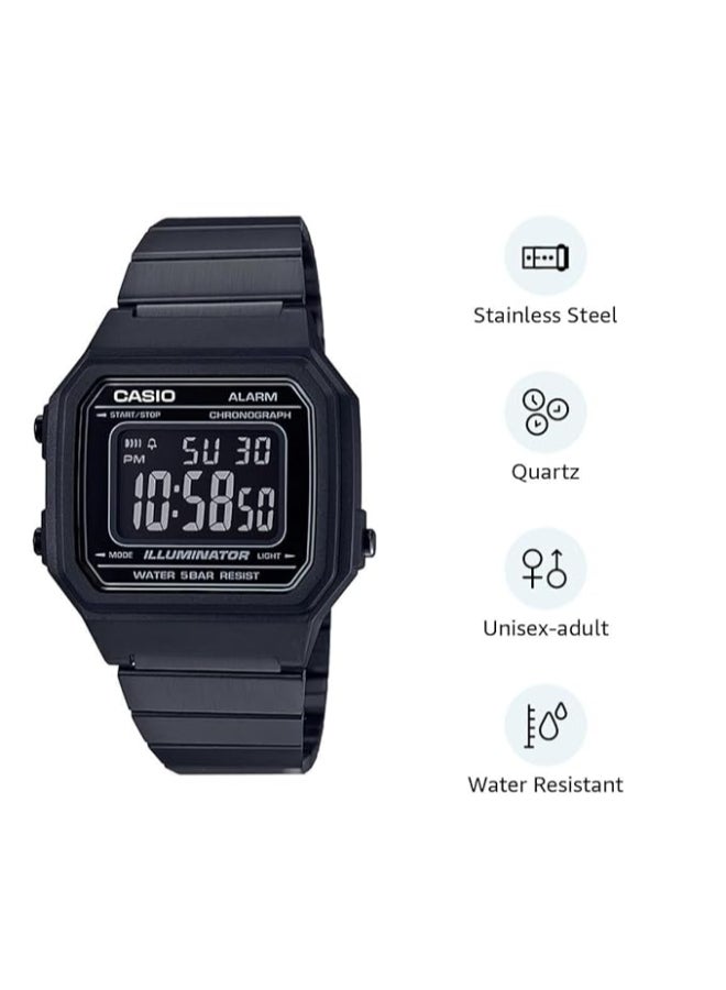 CASIO Men's stainless Steel Digital Watch B650WB-1BDF - 43 mm - Image 3