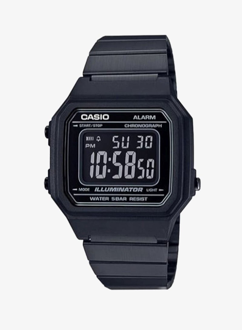 CASIO ساعة رقمية للرجال من الفولاذ المقاوم للصدأ B650WB-1BDF - 43 مم - Image 2