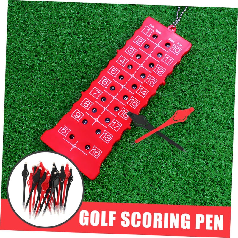 Vicasky 20 Pieces Plastic Golf Pens Mini Scorekeeper Writing Set - Image 4