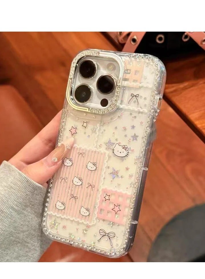 NIBEMINENT Bow Tie Stripes Protective TPU Case Cover For iPhone 17 Pro Max