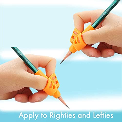 JuneLsy Pencils Grips Pencils Grips for Kids Handwriting Posture Correction Training Writing AIDS for Kids Toddler Preschoolers Students Children Special Needs (12PCS) - Image 3