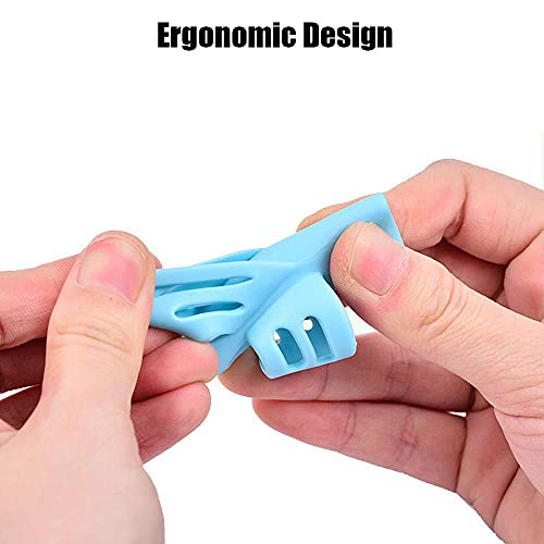 JuneLsy Pencils Grips Pencils Grips for Kids Handwriting Posture Correction Training Writing AIDS for Kids Toddler Preschoolers Students Children Special Needs (12PCS) - Image 5