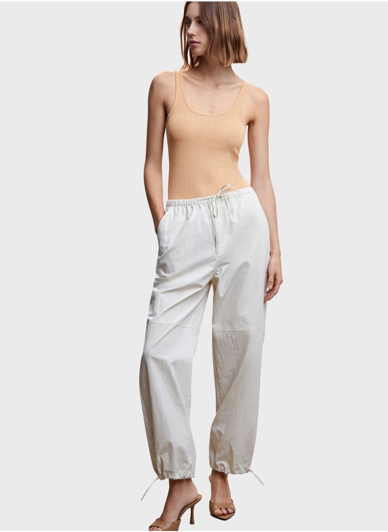 MANGO - Scoop Neck Tank Top - Image 1