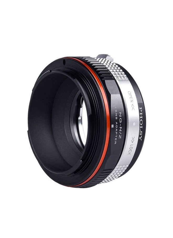PHOLSY - FTZ Lens Mount Adapter with Aperture Control Ring for Nikon F (G-Type) Lens to Nikon Z Mount Camera Body Compatible with Nikon Z fc, Z30, Z9, Z8, Z6, Z7, Z5, Z50, Z6II, Z7II - Image 1