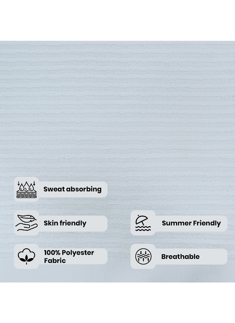Royal King - Ihram Haj And Umrah Towel For Men 100% Polyster Towel High Quality  Hygienic Natural Towel Hajj Wearing Towel/Ihram Men's Towel(800g) - Image 1